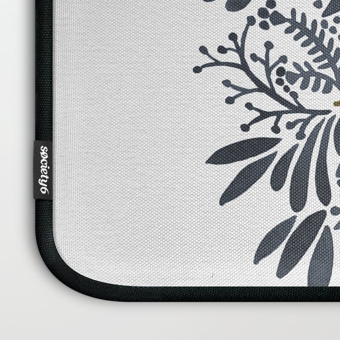 C'est la Vie - Grey & Gold Laptop Sleeve Gallery Image 3