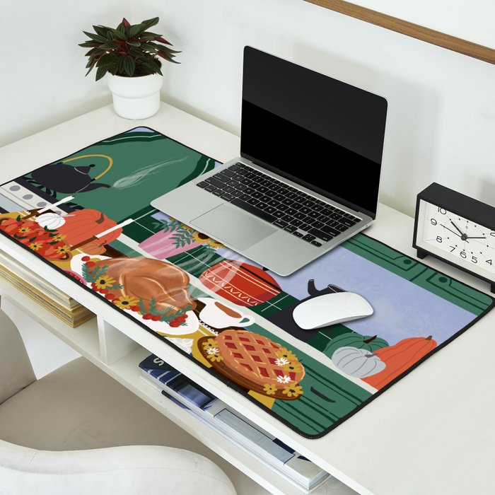 Thanksgiving dinner Desk Mat Gallery Image 2
