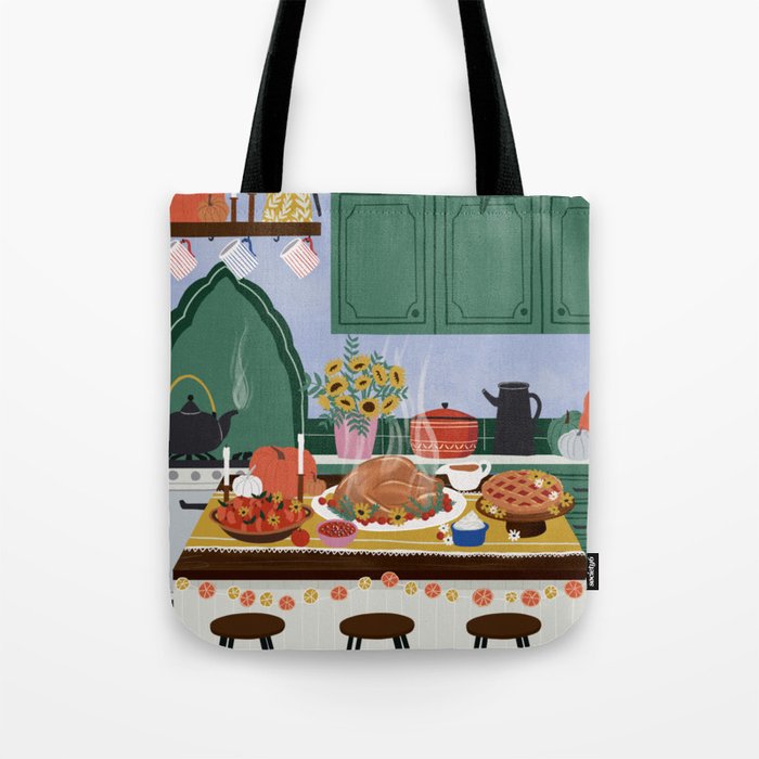 Thanksgiving dinner Tote Bag Gallery Image 1