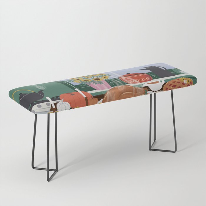 Thanksgiving dinner Bench Gallery Image 1