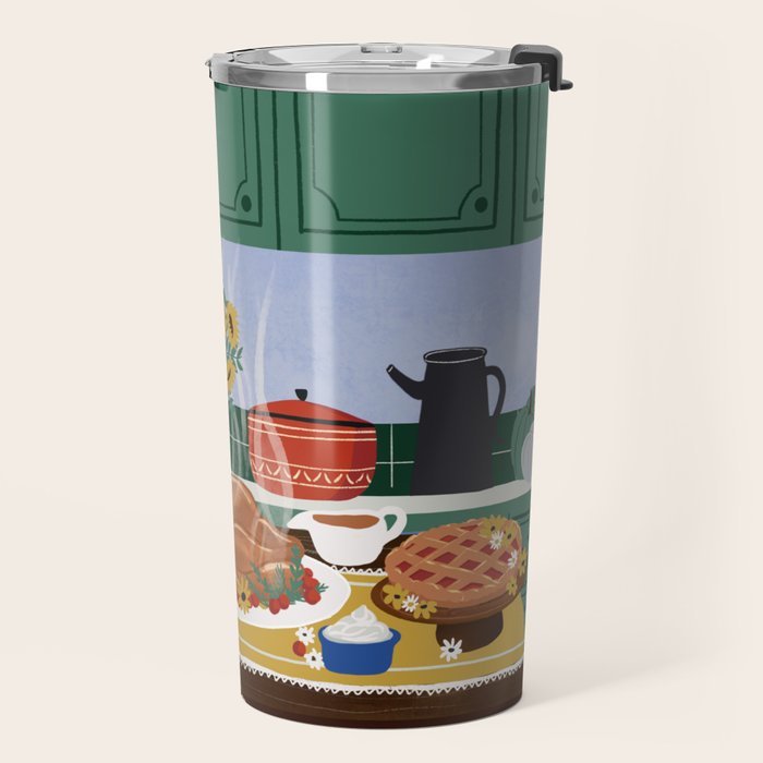 Thanksgiving dinner Travel Mug Gallery Image 2