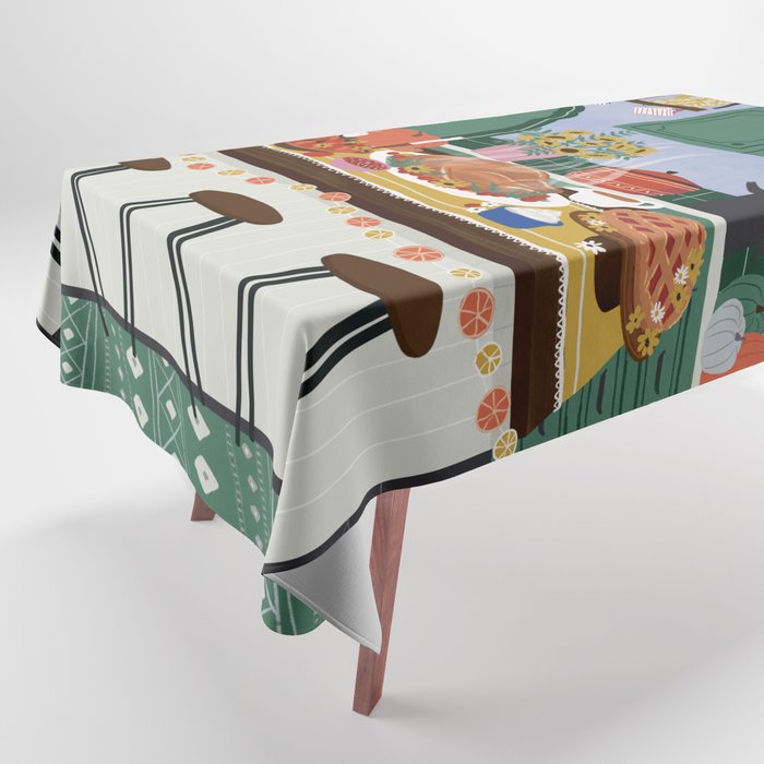Thanksgiving dinner Tablecloth Gallery Image 1