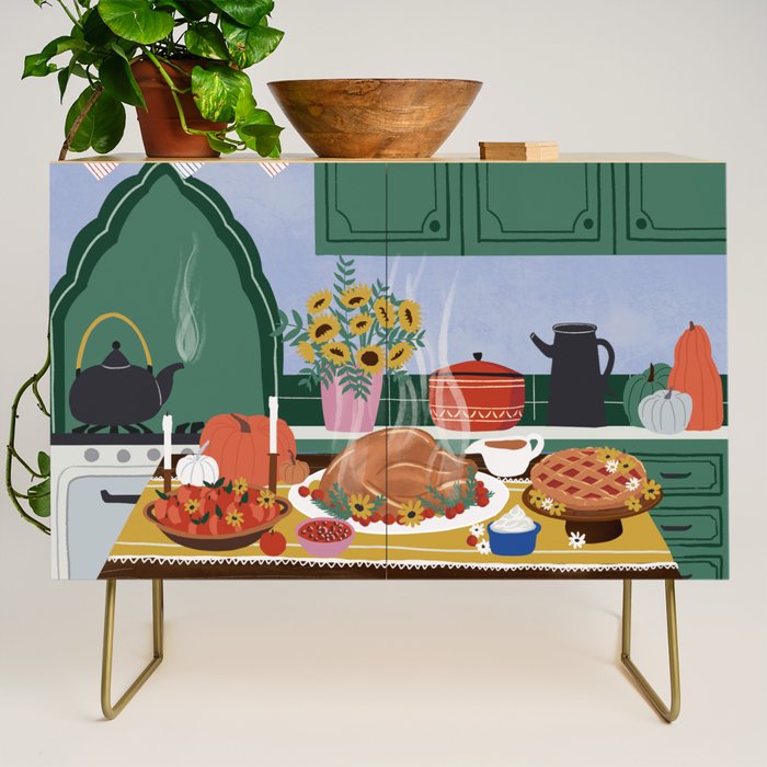 Thanksgiving dinner Credenza Gallery Image 1