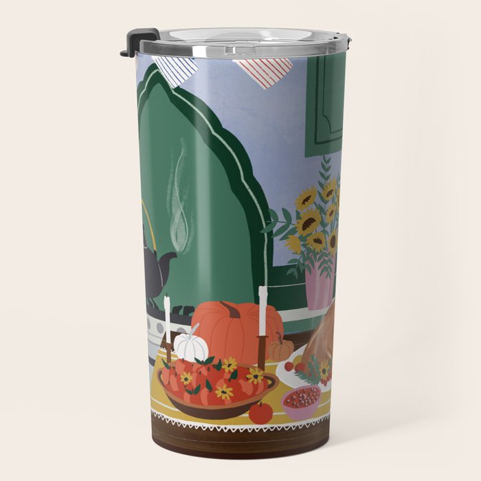 Thanksgiving dinner Travel Mug Gallery Image 3