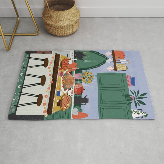 Thanksgiving dinner Rug Gallery Image 1