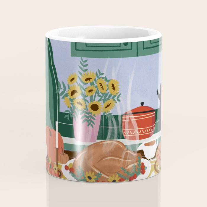 Thanksgiving dinner Coffee Mug Gallery Image 4