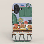 Thanksgiving dinner iPhone Case Gallery Image 1