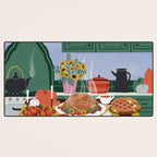 Thanksgiving dinner Desk Mat Gallery Image 3