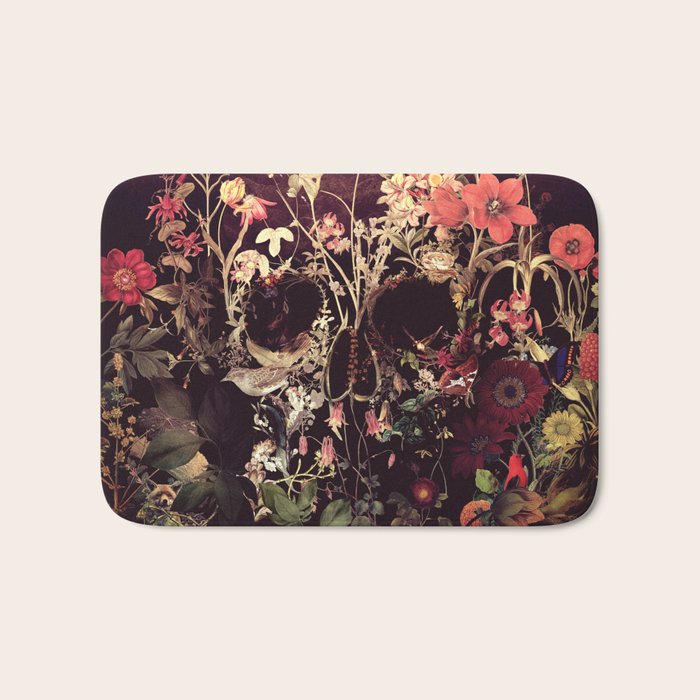 Bloom Skull Bath Mat Gallery Image 1