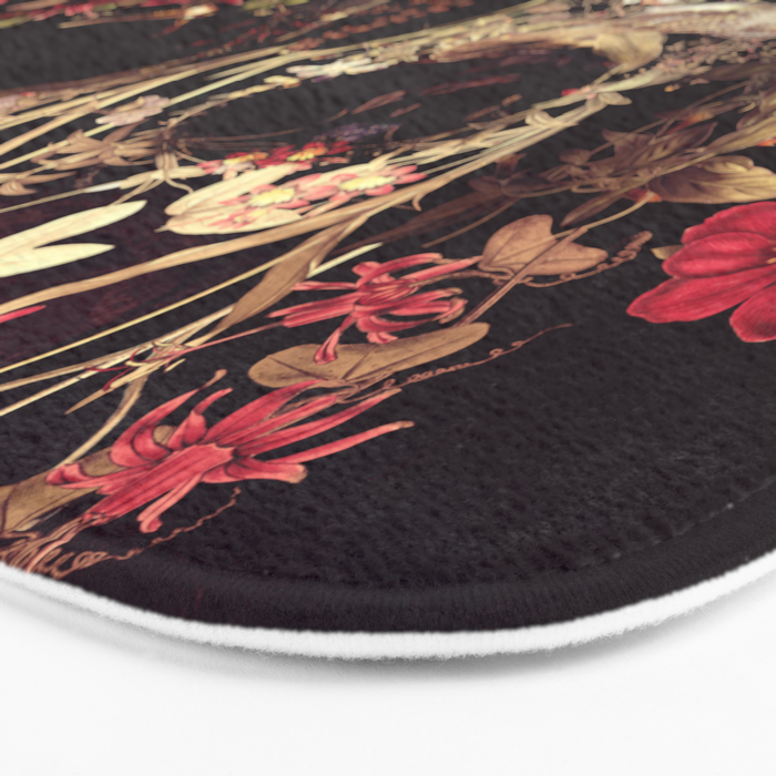 Bloom Skull Bath Mat Gallery Image 3