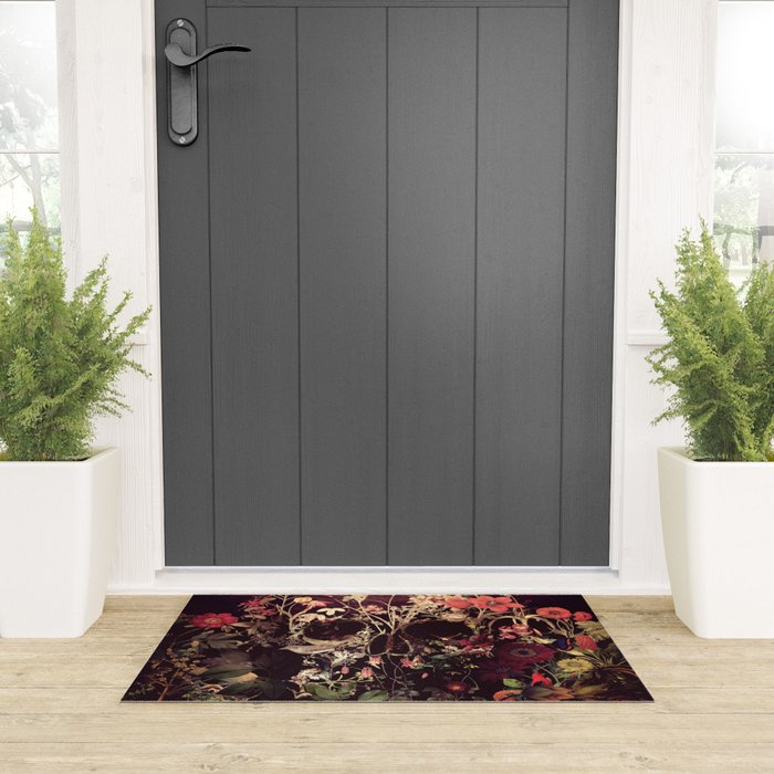 Bloom Skull Welcome Mat Gallery Image 3