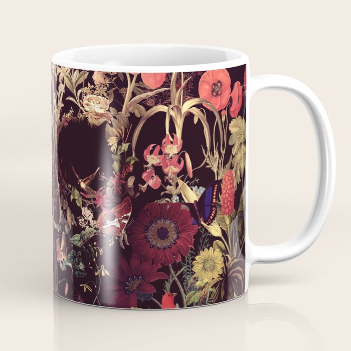 Bloom Skull Coffee Mug Gallery Image 1