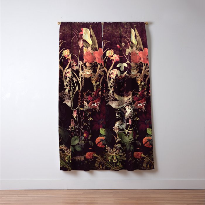 Bloom Skull Window Curtain Gallery Image 3