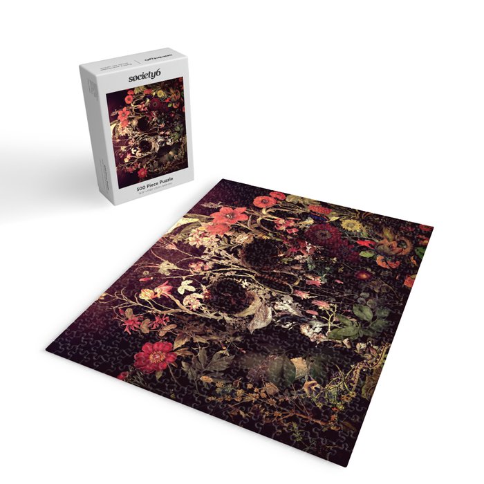 Bloom Skull Jigsaw Puzzle Gallery Image 2