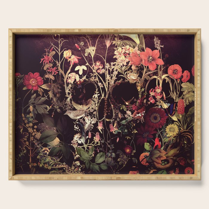 Bloom Skull Serving Tray Gallery Image 1