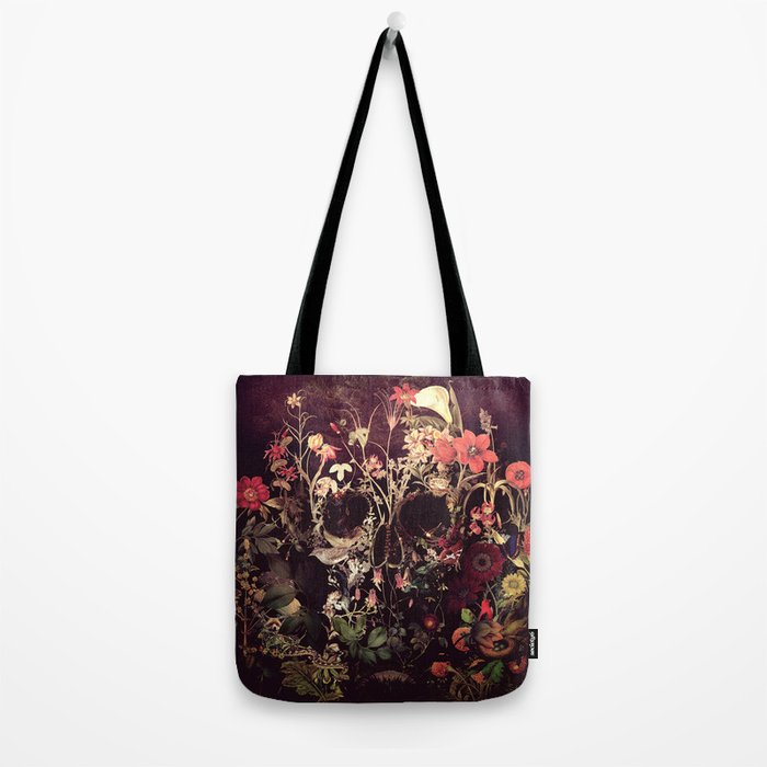 Bloom Skull Tote Bag Gallery Image 2