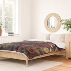 Bloom Skull Duvet Cover Gallery Image 2
