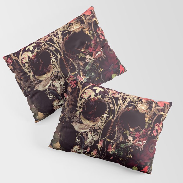 Bloom Skull Pillow Sham Gallery Image 3