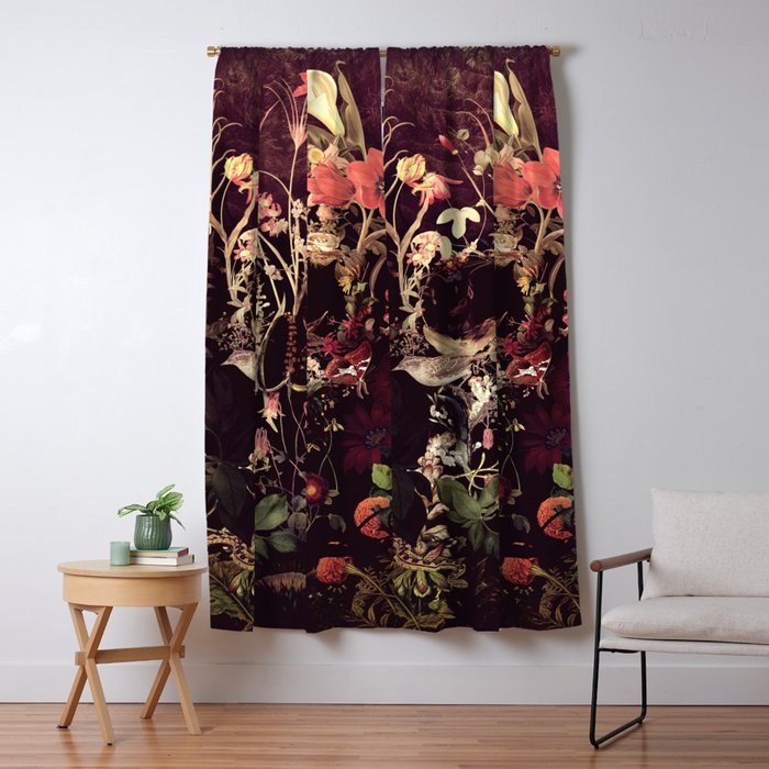 Bloom Skull Window Curtain Gallery Image 5