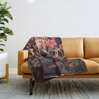 Bloom Skull Throw Blanket Gallery Image 1