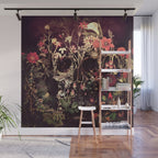 Bloom Skull Wall Mural Gallery Image 1