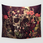 Bloom Skull Wall Tapestry Gallery Image 4