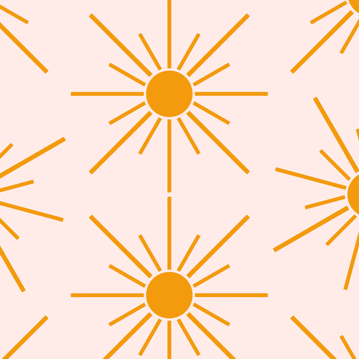 Sun Pattern On Pink Background Coffee Mug Gallery Image 2