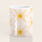 Sun Pattern On Pink Background Coffee Mug Gallery Image 4