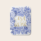 That's Life â Gold & Blue Bath Mat Gallery Image 1