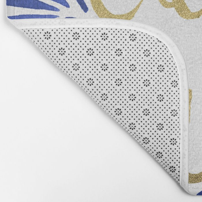That's Life â Gold & Blue Bath Mat Gallery Image 2