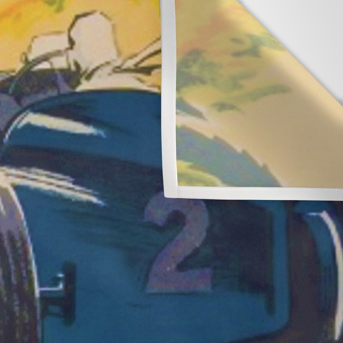 Vintage 1933 Monaco Grand Prix Car Advertisement Poster by Geo Ham Wall Tapestry Gallery Image 3