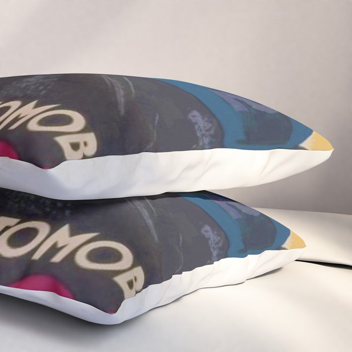 Vintage 1933 Monaco Grand Prix Car Advertisement Poster by Geo Ham Pillow Sham Gallery Image 3