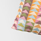 Quilt Triangle Shapes - Multi-color Pillow Sham Gallery Image 4