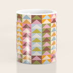 Quilt Triangle Shapes - Multi-color Coffee Mug Gallery Image 4