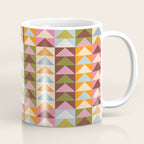 Quilt Triangle Shapes - Multi-color Coffee Mug Gallery Image 1