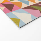 Quilt Triangle Shapes - Multi-color Welcome Mat Gallery Image 2