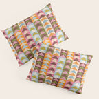Quilt Triangle Shapes - Multi-color Pillow Sham Gallery Image 3