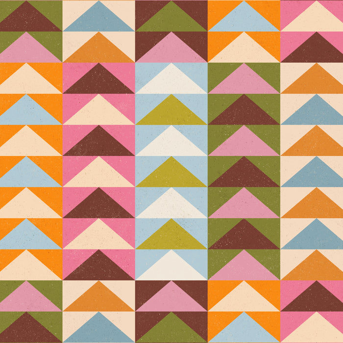 Quilt Triangle Shapes - Multi-color Coffee Mug Gallery Image 2