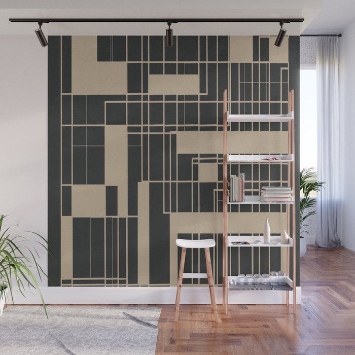 Lines in Motion 14 Wall Mural Gallery Image 1