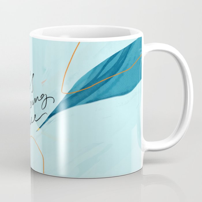 "Here's To Being Free." Coffee Mug Gallery Image 1