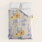Wildflowers collage Comforter Gallery Image 6