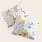 Wildflowers collage Pillow Sham Gallery Image 3