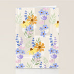 Wildflowers collage Stationery Card Gallery Image 2