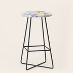Wildflowers collage Stool Gallery Image 1