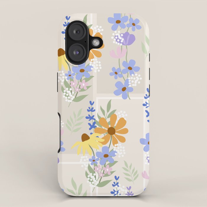 Wildflowers collage iPhone Case Gallery Image 1