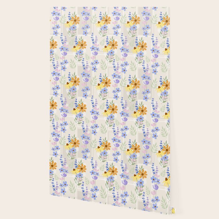 Wildflowers collage Wallpaper Gallery Image 2