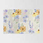 Wildflowers collage Rug Gallery Image 2