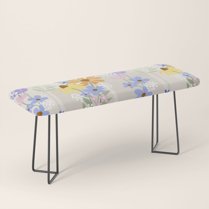 Wildflowers collage Bench Gallery Image 1
