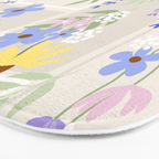 Wildflowers collage Bath Mat Gallery Image 3