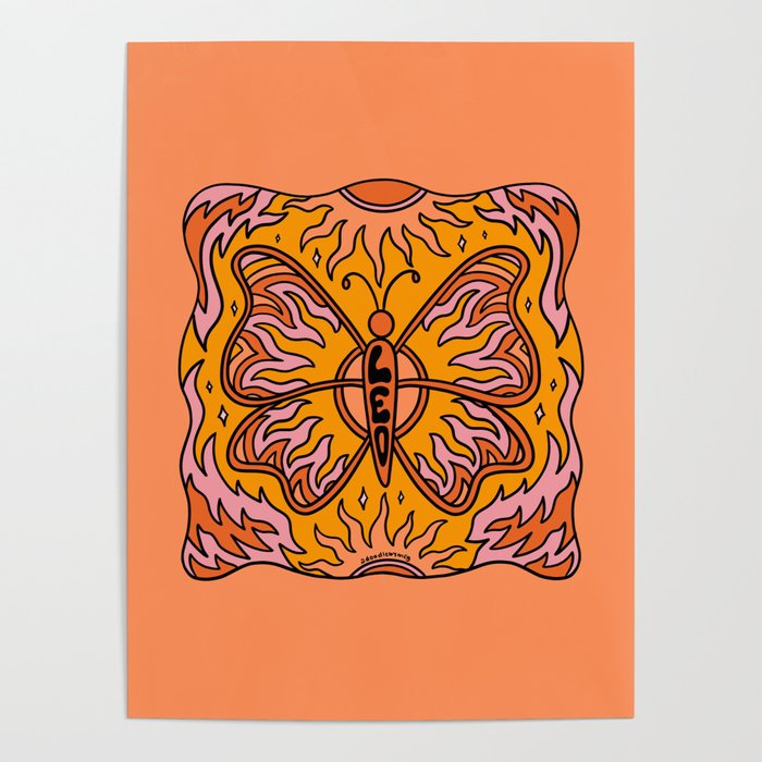 Leo Butterfly Poster Gallery Image 1